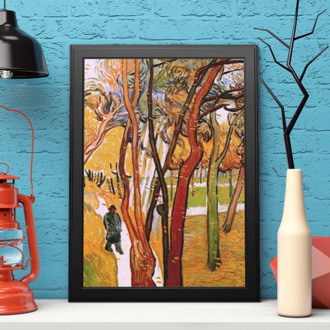 Walk: Fallande Löv av Vincent van Gogh Poster (Skapare uppladdad)