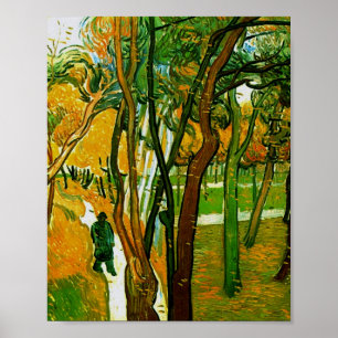 Walk: Fallande Löv Van Gogh Fine Art Poster