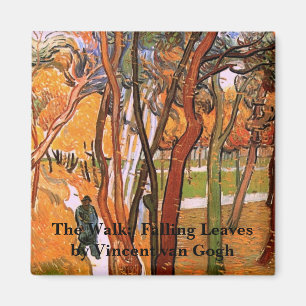 Walk: Falling Löv av Vincent van Gogh Magnet