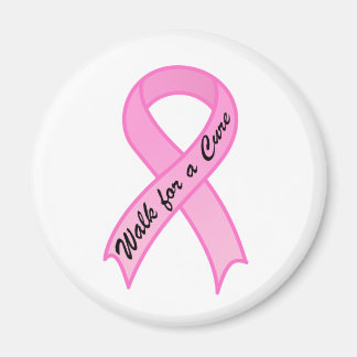 Walk for a Cure Rosa Ribbon Magnet