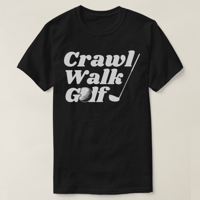 Walk Golf TShirt T Shirt (Design framsida)