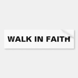 "Walk in Faith" Inspirational Christian Bildekal