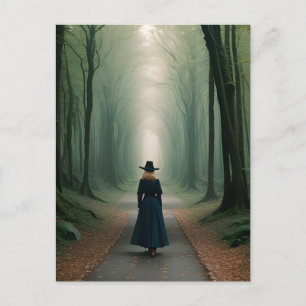 Walk in the Foggy Forest Vykort