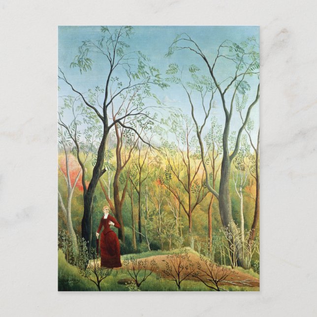 Walk in the Forest, 1886-90 Vykort (Framsida)