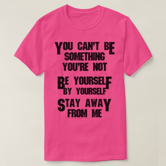 Walk Lyric Black T Shirt (Design framsida)