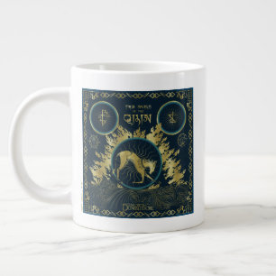 Walk of the Qilin Golden Vatten Tapestry Jumbo Mugg