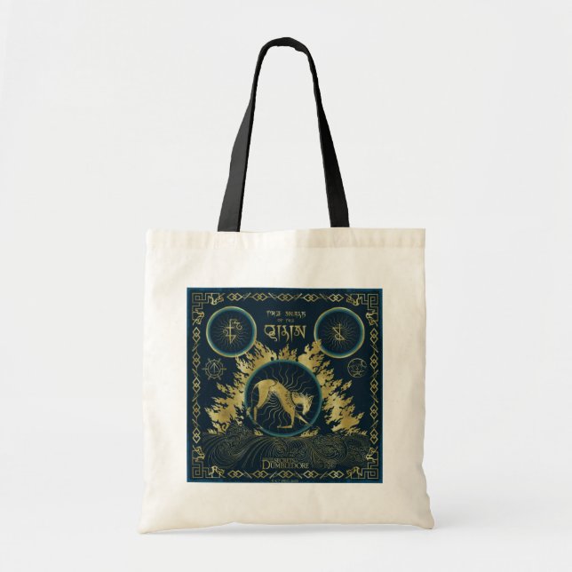 Walk of the Qilin Golden Vatten Tapestry Tygkasse (Framsidan)