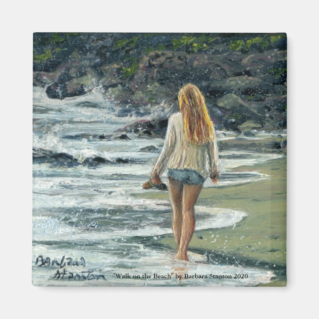 "Walk on the Beach" Magnet (Framsidan)