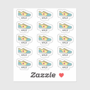 Walk Reminder Bujo Planner Journaling Klistermärken