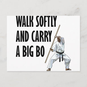 Walk Softly Bo Vykort