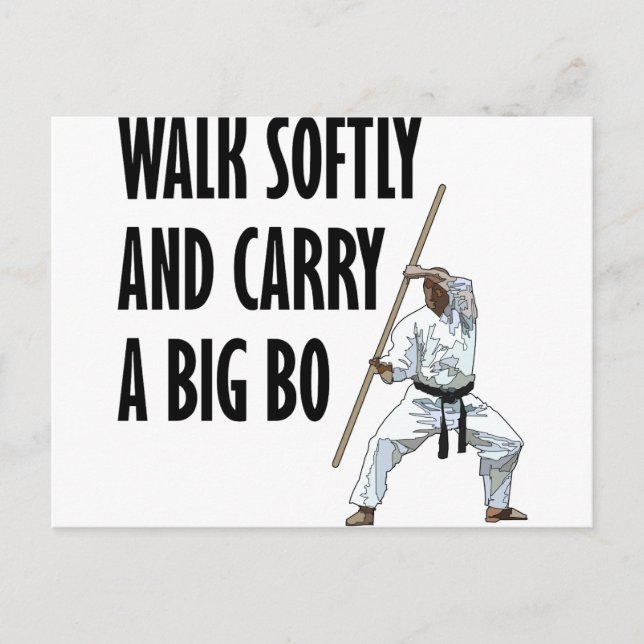 Walk Softly Bo Vykort (Framsida)