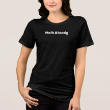 Walk Steady Logotyp Samling Lifestyle T-Shirt
