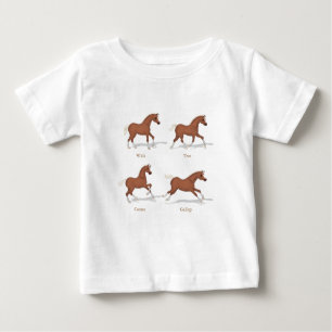 Walk Trot Canter Gaits från Horse Sorrel T Shirt