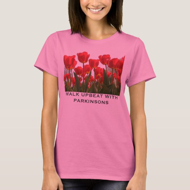 WALK UPBEAT MED PARKINSONER TEE SHIRT (Framsida)