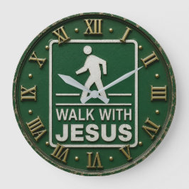 Walk with Jesus Christian Stor Klocka
