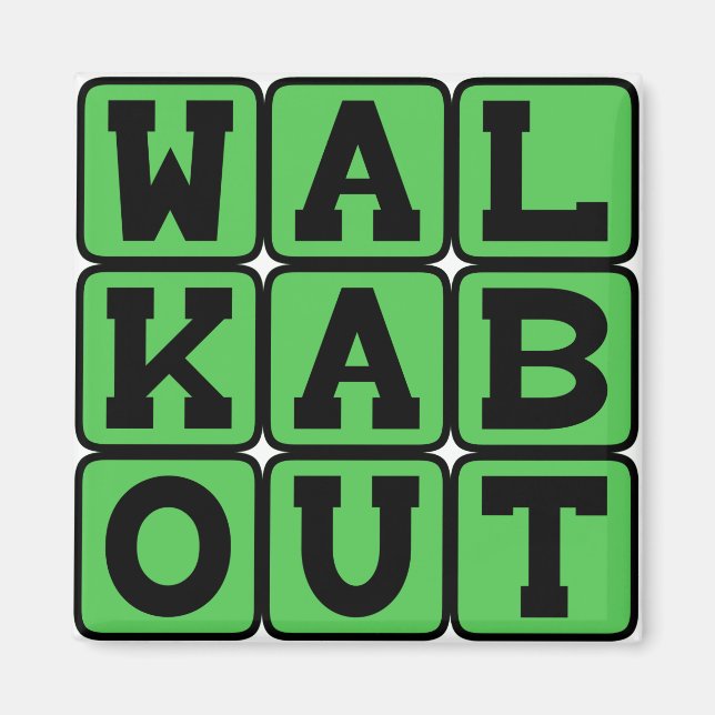 Walkabout, australisk äventyr magnet (Framsidan)