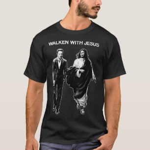 Walken with Jesus Christopher Walken Comfy Graphic T Shirt