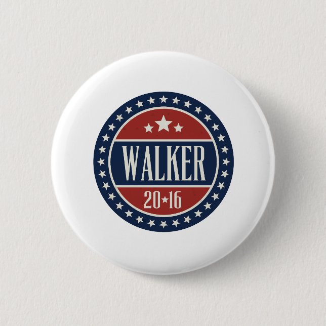 Walker 2016 Badge Stars and Circles Knapp (Framsida)