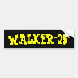 WALKER-25 Bildäckslapp Bildekal