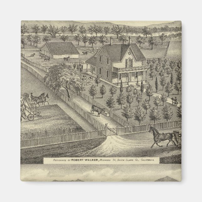 Walker, Boll-bostad Magnet (Framsidan)