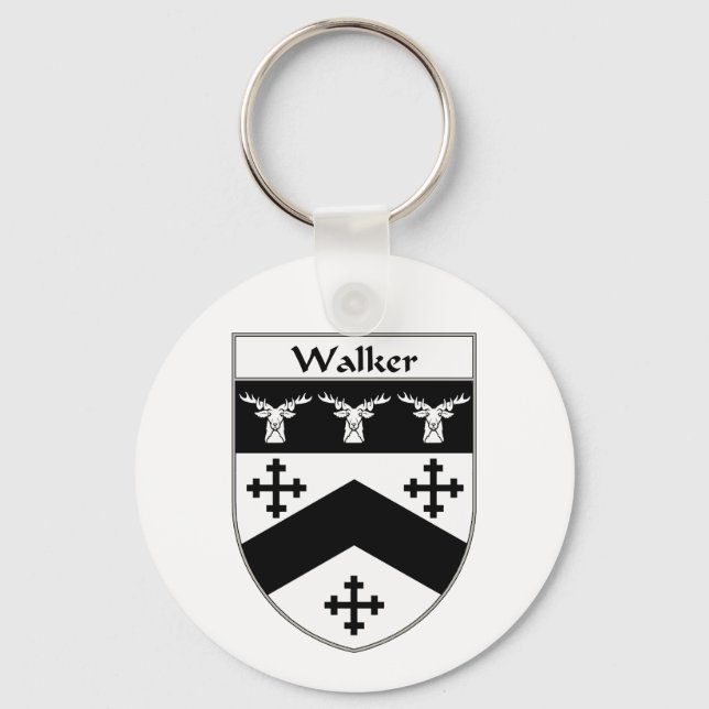 Walker Jackar om Arm/Family Crest Nyckelring (Framsida)