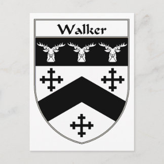 Walker Jackar om Arm/Family Crest Vykort