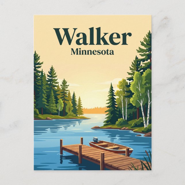 Walker, Minnesota Vykort (Framsida)
