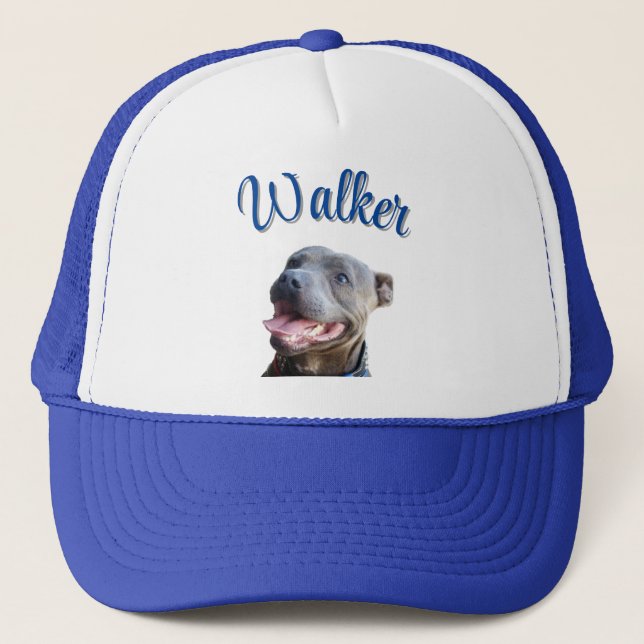 Walker Namn Med Staffy Bull Terrier,  Keps (Framsida)