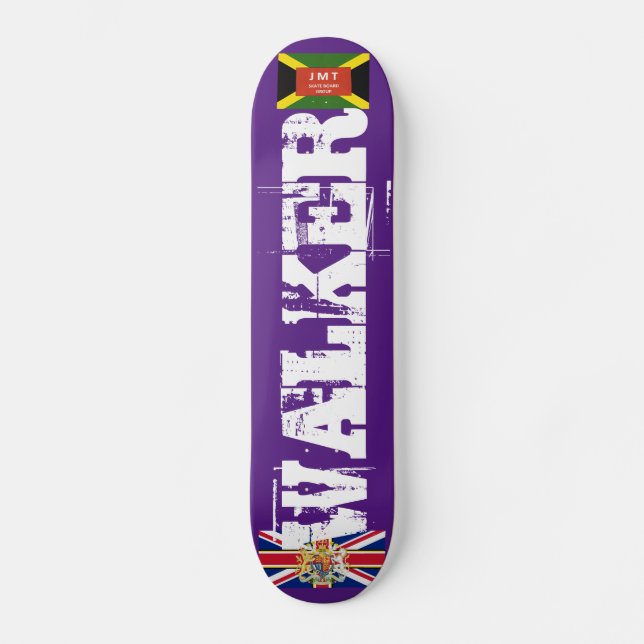 WALKER OFFICIELL UK Skateboard (Framsida)