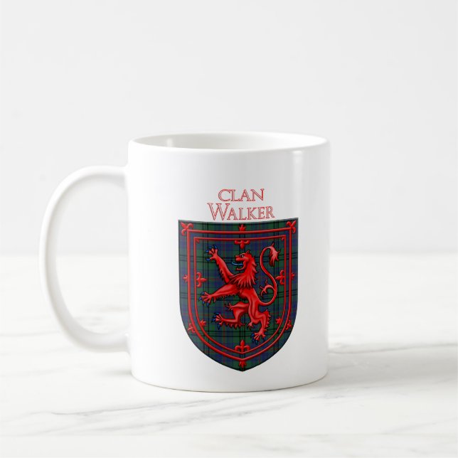 Walker Tartan Scottish Play Lejonare Rampant Kaffemugg (Vänster)
