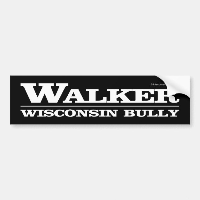Walker, Wisconsin Bulldog Bildekal (Framsidan)
