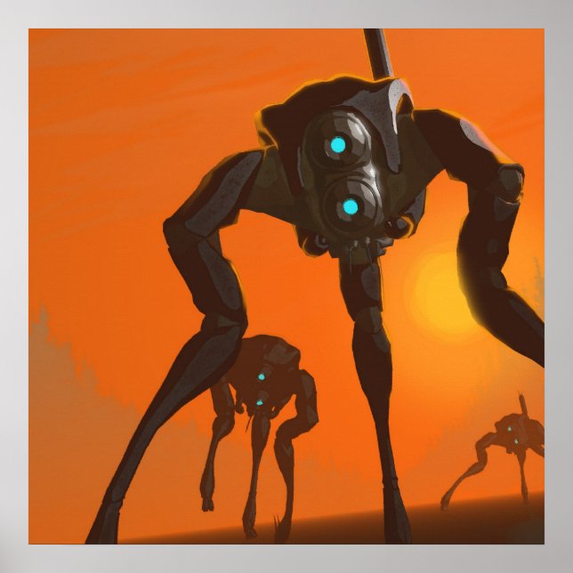 Walkers [Orange] Poster (Framsidan)