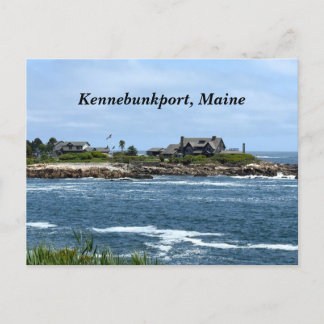 Walkers Point i Kennebunkport Maine Helg Vykort