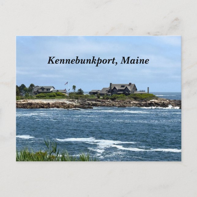 Walkers Point i Kennebunkport Maine Helg Vykort (Framsida)