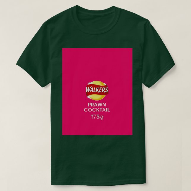 Walkers Prawn Cocktail Crisps design  T Shirt (Design framsida)