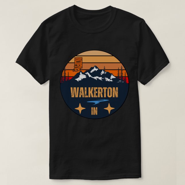 Walkerton, Indiana T Shirt (Design framsida)