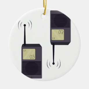 Walkie-Talkie Julgransprydnad Keramik