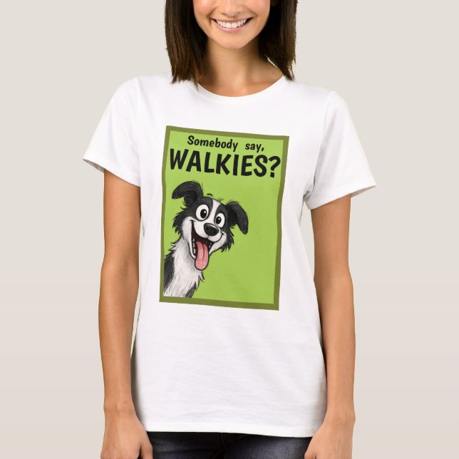 Walkies in green T-Shirt (Framsida)