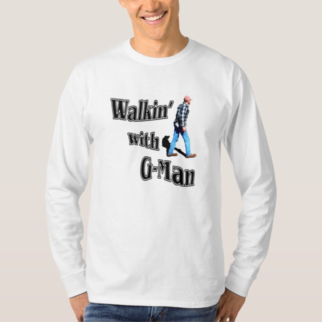 Walkin med G-Manen T Shirt (Framsida)