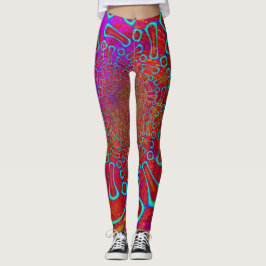 Walkin' på Sol Shine Psychedelic 3D Leggings
