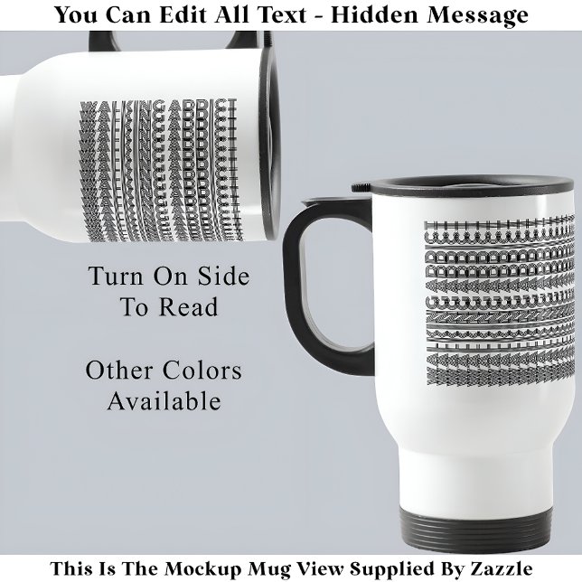 Walking Addict Gömt Message Funny Novelty 111B Resemugg (Skapare uppladdad)