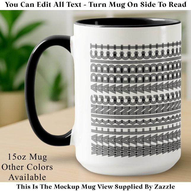 Walking Addict Hidden Message Funny Novelty 111B M Mugg (Skapare uppladdad)