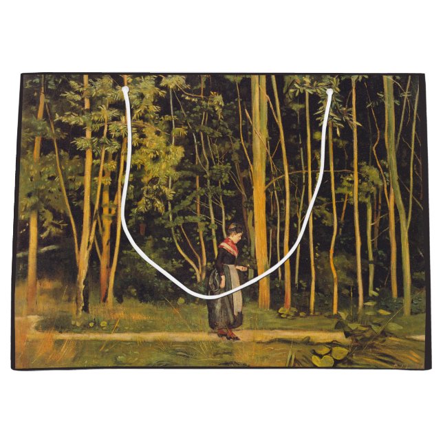 Walking at the Forest Kant (av Ferdinand Hodler) (Framsidan)