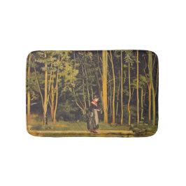 Walking at the Forest Kant (av Ferdinand Hodler) Badrumsmatta