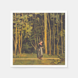 Walking at the Forest Kant (av Ferdinand Hodler) Pappersservett