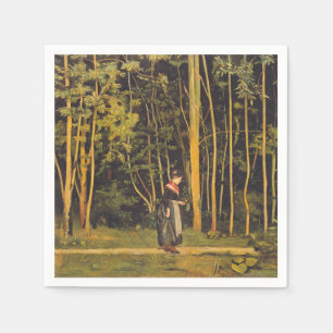 Walking at the Forest Kant (av Ferdinand Hodler) Pappersservett