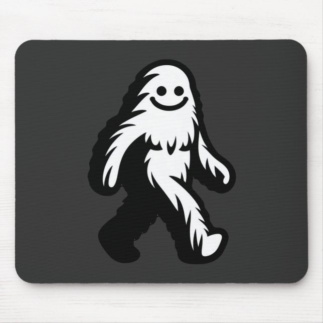 Walking Bigfoot - Smiling Sasquatch Funny Cryptid Musmatta (Framsidan)