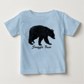 Walking Black Bear Animal Lover Baby Tee Shirt