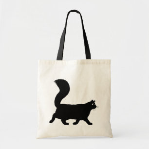 Walking Black Cat   Coola Kattunge Älskare Tygkasse