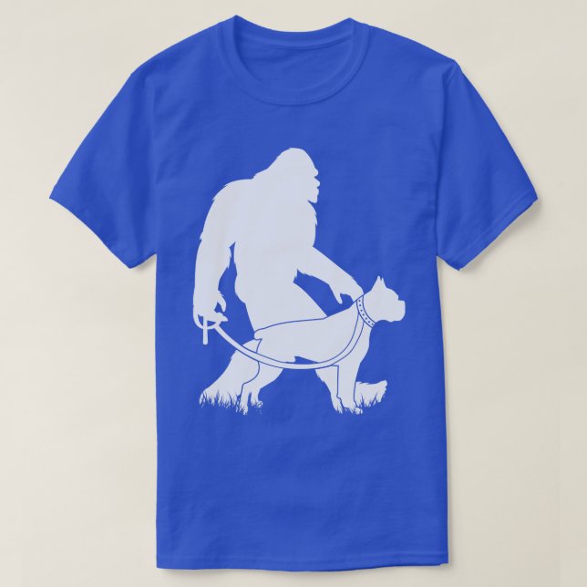 Walking Boxer Hund 1 T Shirt (Design framsida)